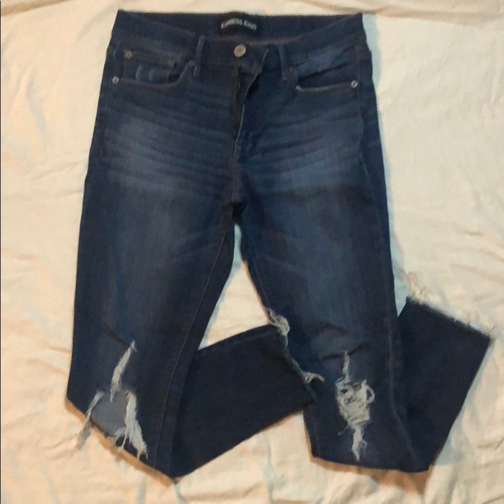 Express distress leggings